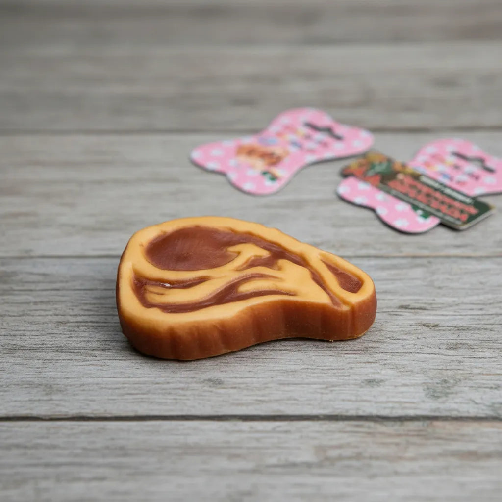 Chuleta con Chifle en Goma