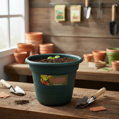 Maceta Agro A Exterior Interior Modelo Cilindrica 16 Cms