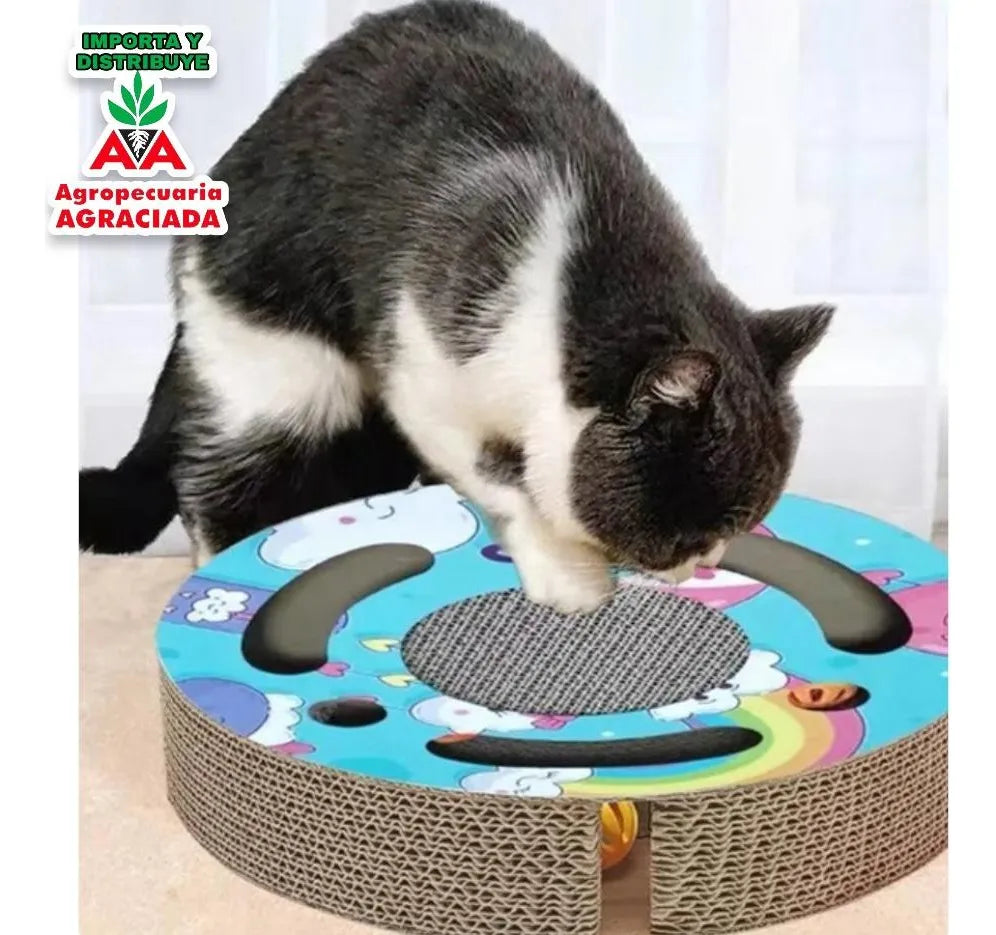 Juguete Para Gato Rascador Con Pelotas Cilíndrico Varios