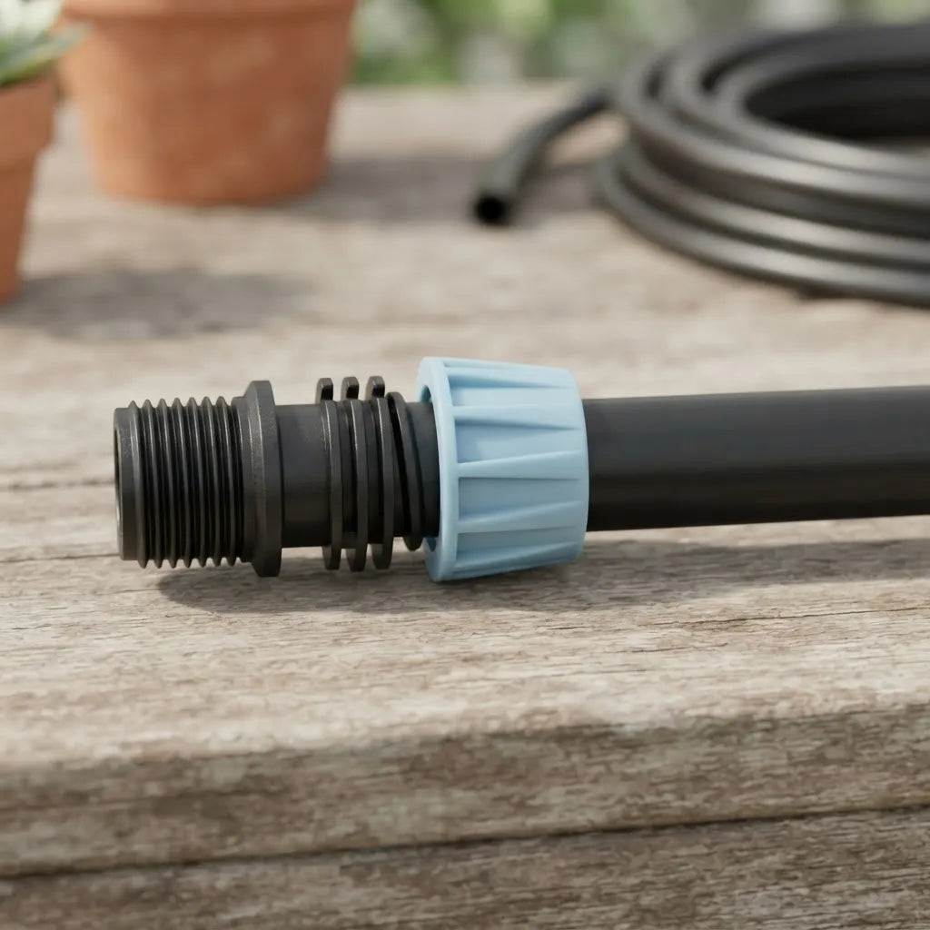 Cinta De Riego Gote Perforada Efecto Lluvia 20m y 200m + Conector