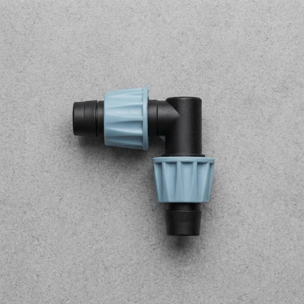 Codo Para Cinta De Riego Por Goteo | Conector 16mm