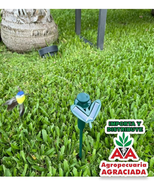 Adorno De Jardín Colibrí Volador Solar