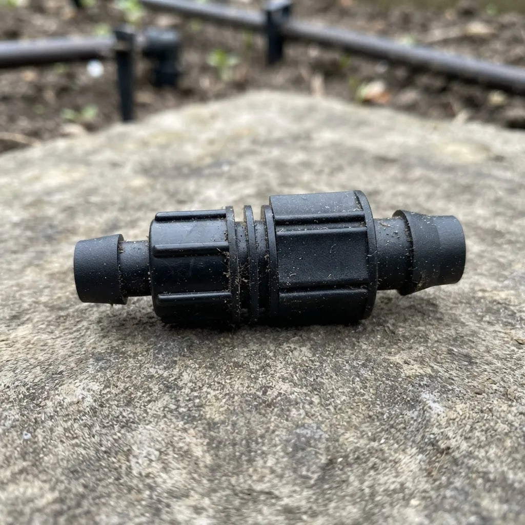Conector De Cinta De Goteo 16mm Todo Negro