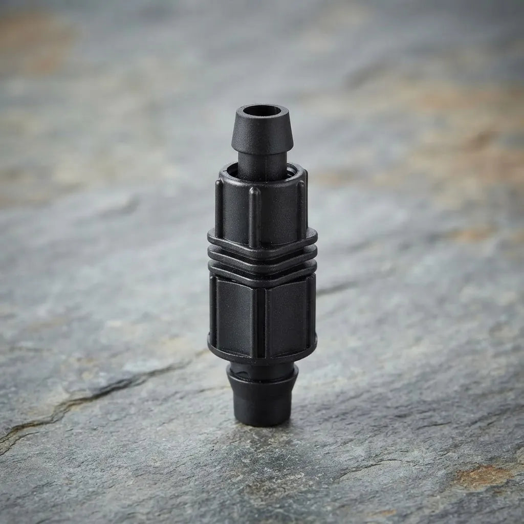 Conector De Cinta De Goteo 16mm Todo Negro