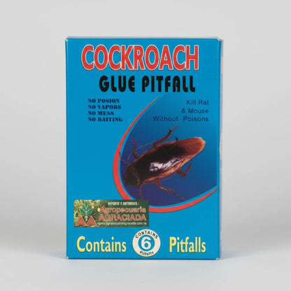 Trampa Adhesiva para Cucarachas x 6