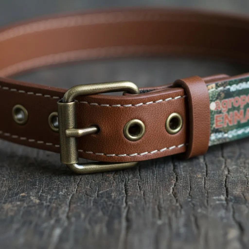 Collar de Cuero Reforzado Nº3 50 x 2,5cms