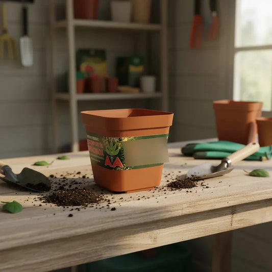 Maceta Para Tunas Suculentas Cuadradas 7 Cms Terracota X 10