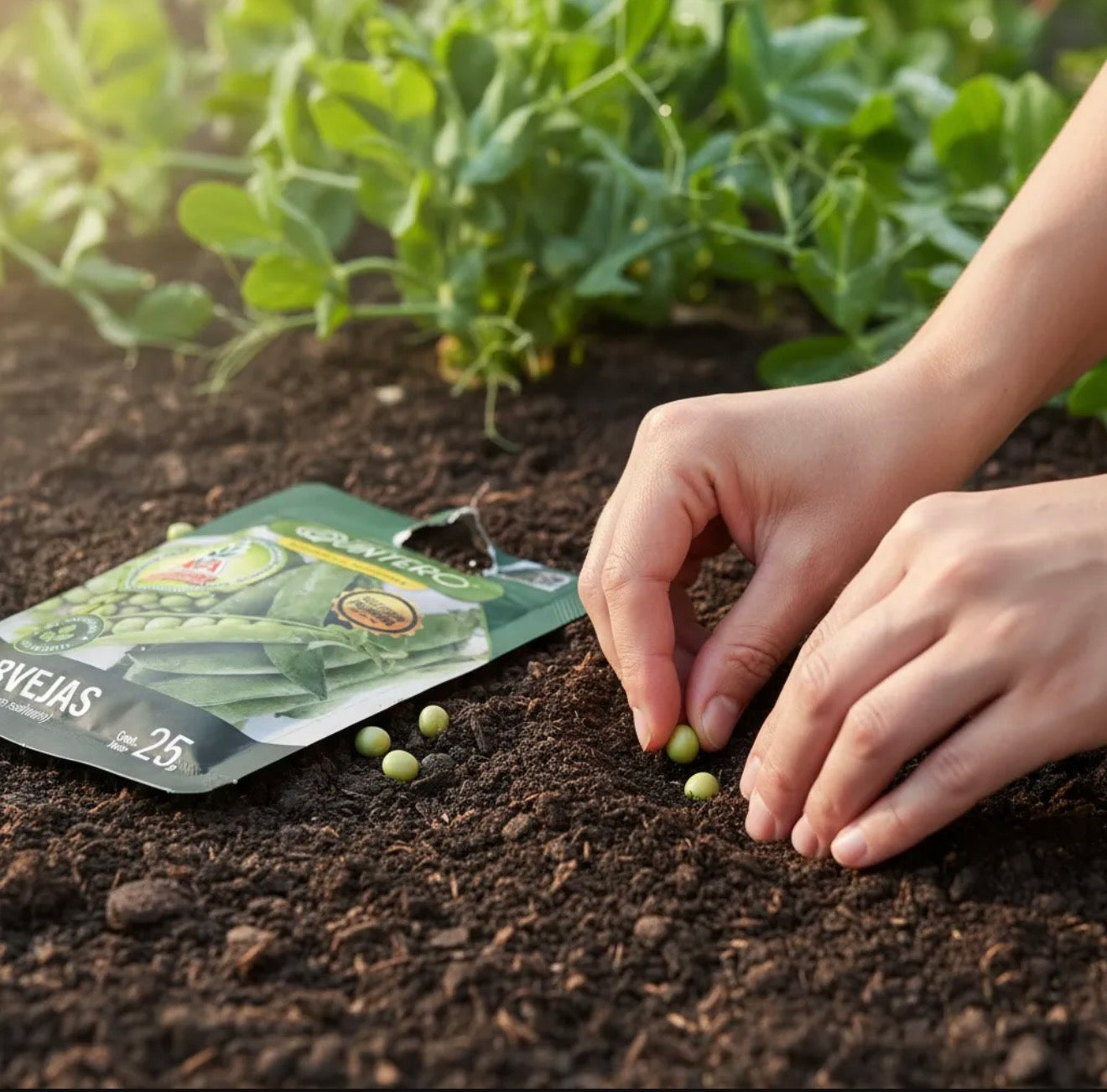 Semillas Arvejas No Transgénica 100% Natural Orgánica Agro A