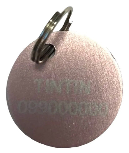 Chapitas Placas Identificadoras De Mascotas Redonda Grabadas