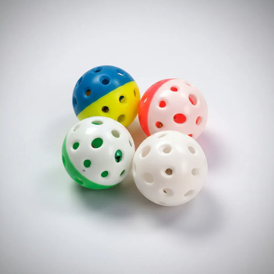 Juguete Para Gatos Pelotas Grandes Con Cascabel Set X 4 Mix