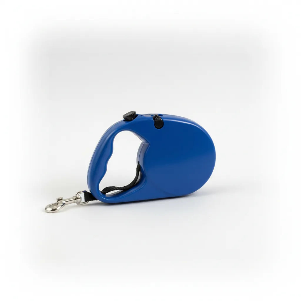 Correa Perro Extensible 5 Metros Reforzada Retráctil Rojo