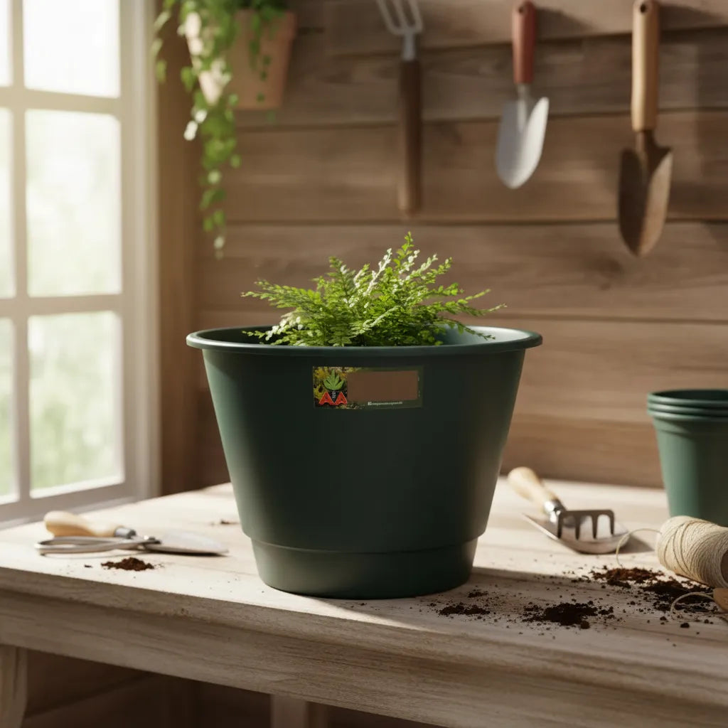 Maceta Plastica Exterior Interior Modelo Elegant 23 Cms