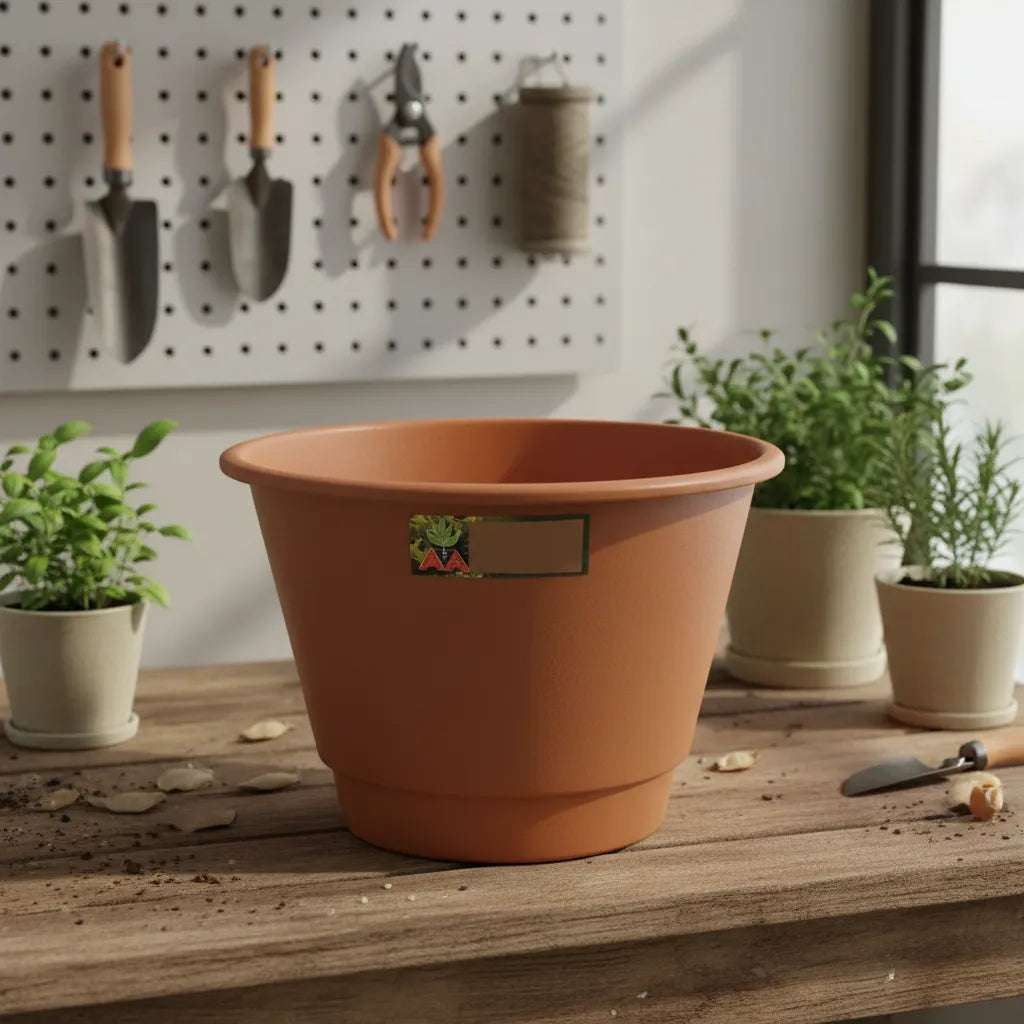 Maceta Plastica Exterior Interior Modelo Elegant 26 Cms