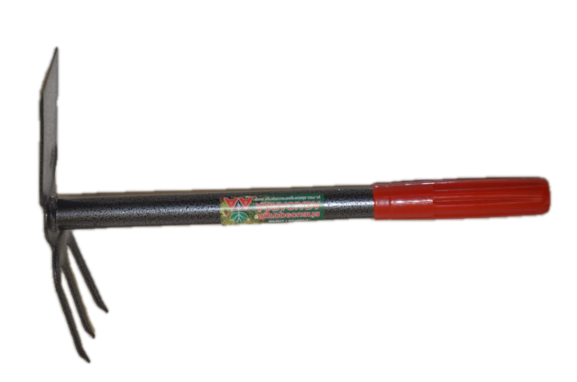 Escardita Doble Mango Rojo