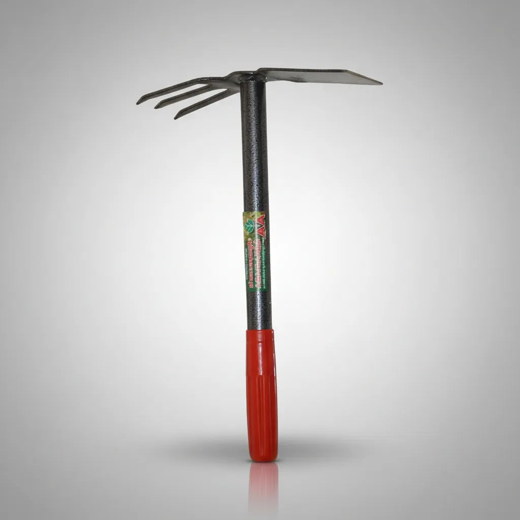 Escardita Doble Mango Rojo