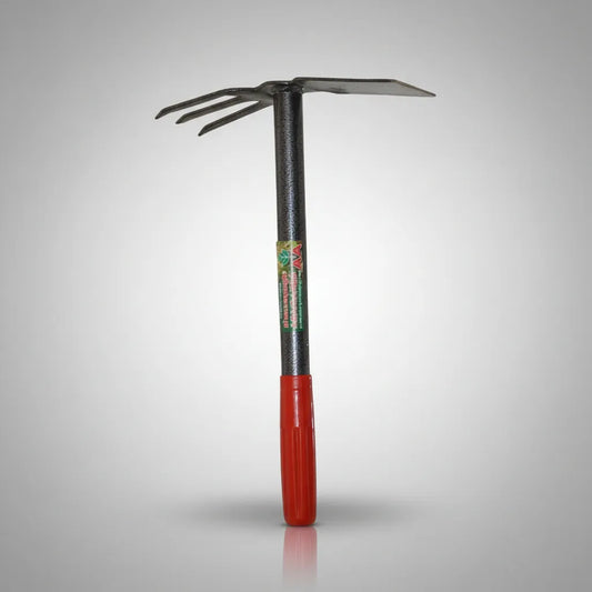 Escardita Doble Mango Rojo