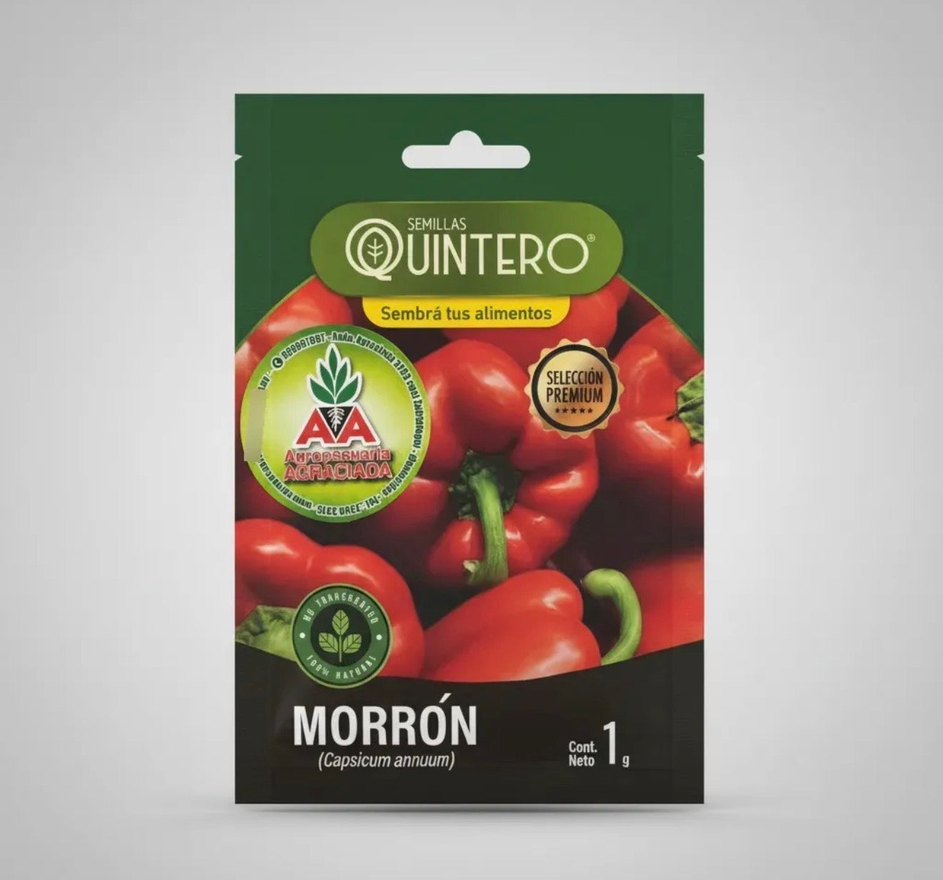 Semillas Morrón No Transgénica 100% Natural Orgánica Agro A