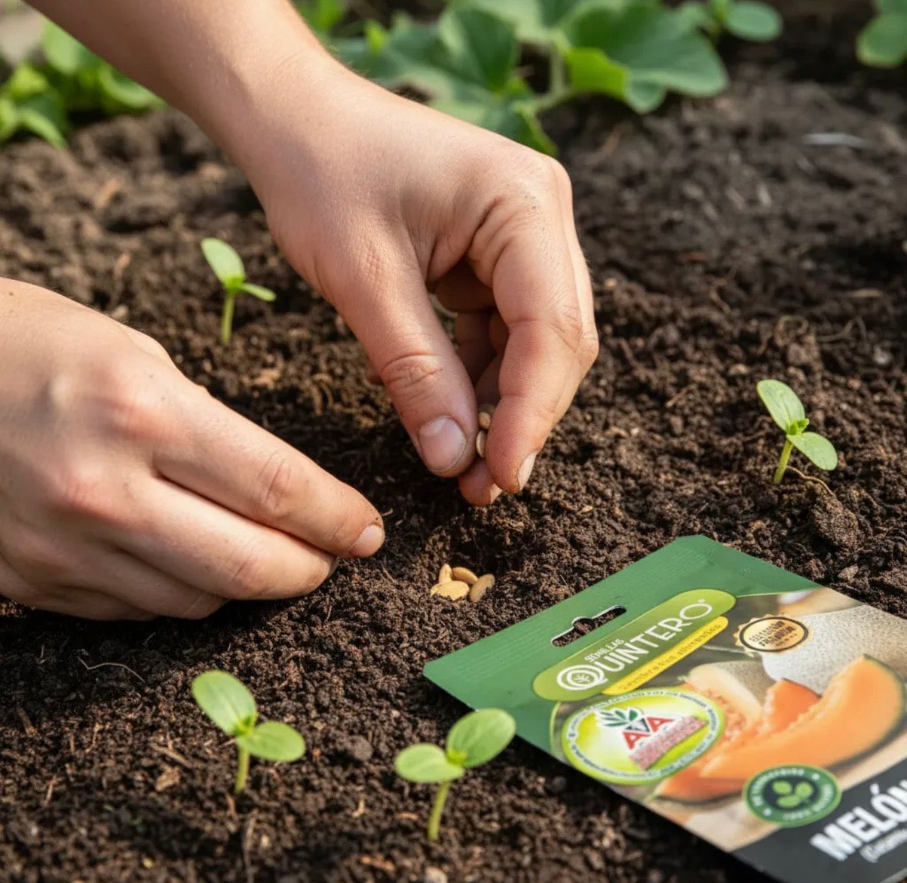 Semillas Melon Para Cultivo (3g) 100% Natural Orgánic Agro A