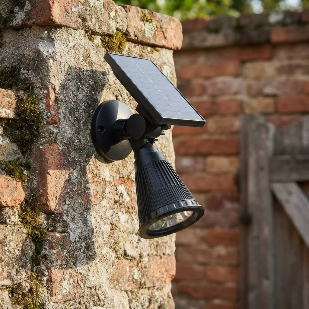 Foco Solar Led Exterior Con Estaca O Pared|sensor Automático