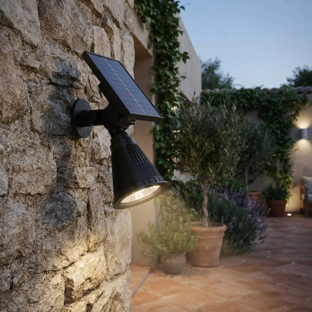 Foco Solar Led Exterior Con Estaca O Pared|sensor Automático