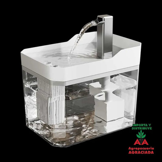 Fuente Bebedero Para Mascotas Agua Fresca Para Perro Y Gato Amarillo