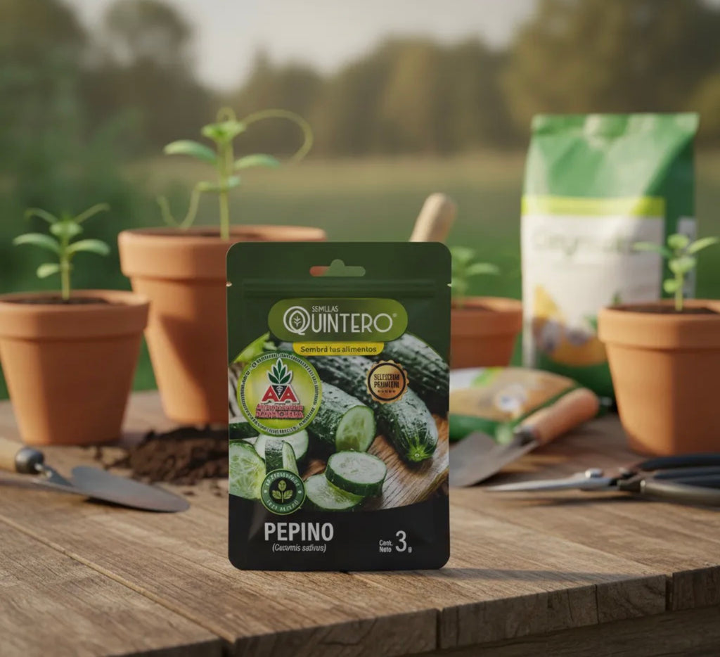 Semillas De Pepino No Transgénica 100% Natural Orgánica Aa