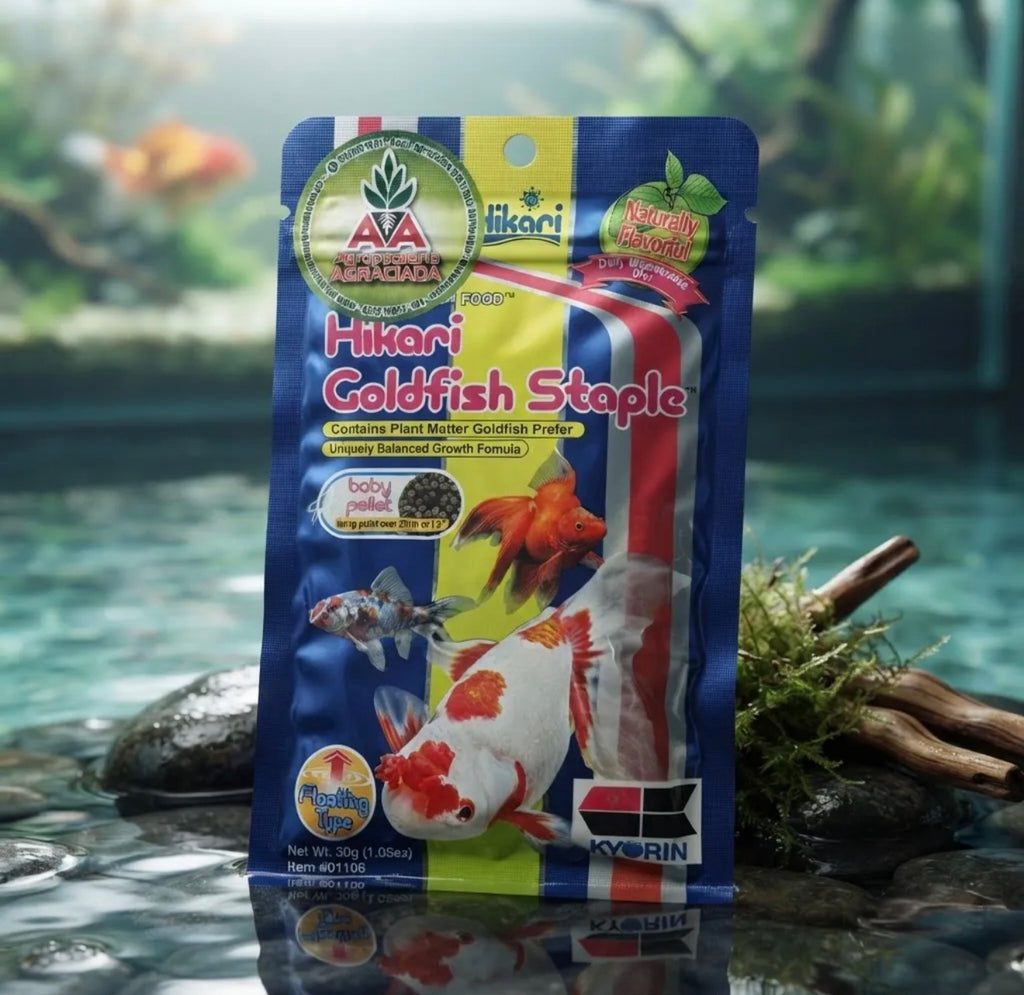 Hikari Goldfish Staple Mini Pellet 30g Alimento Premium Aa