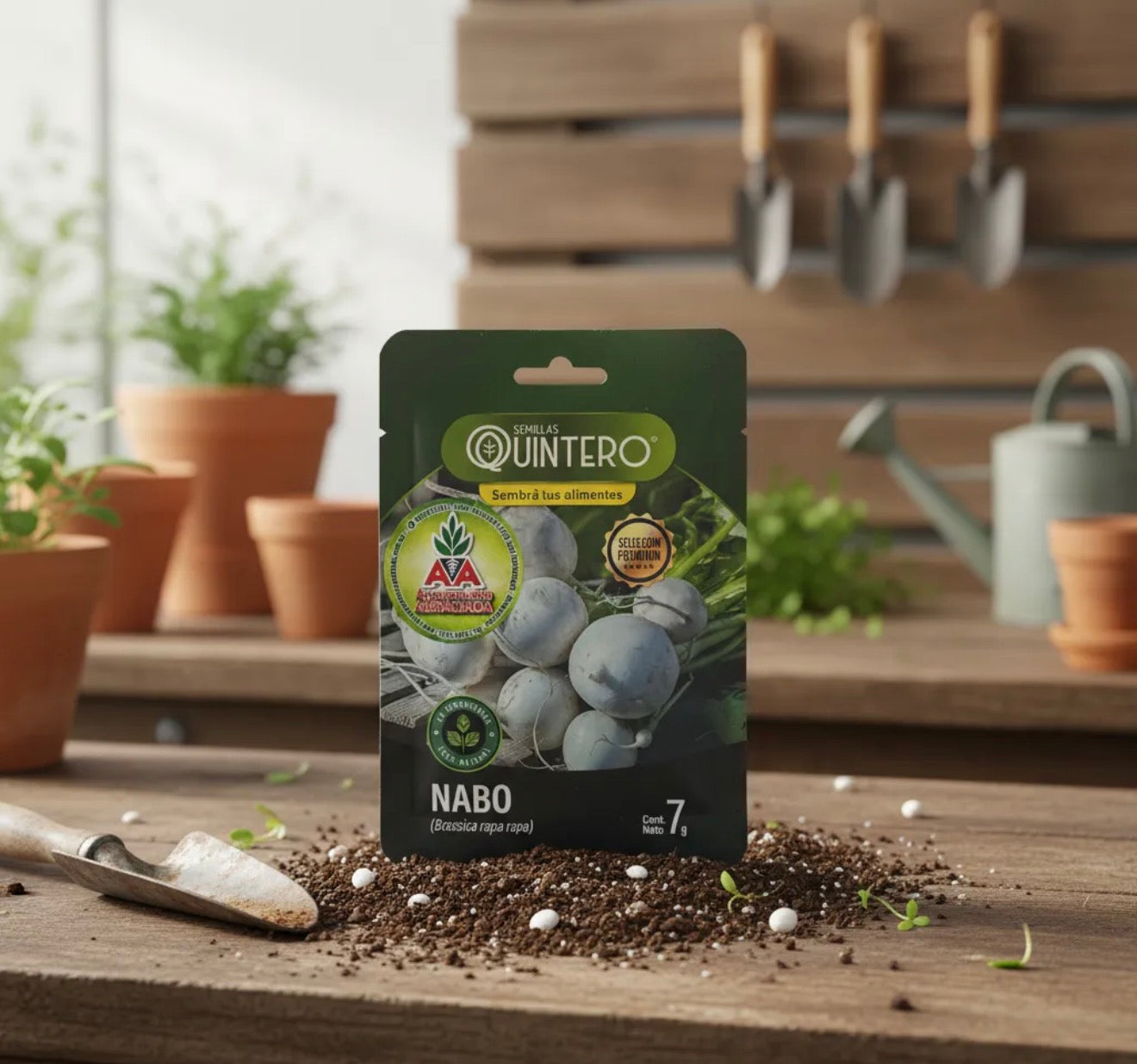 Semillas De Nabo No Transgénica 100% Natural Orgánica Agro A