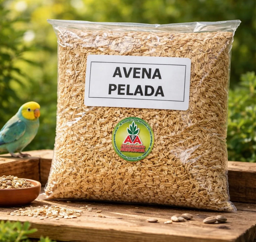 Avena Pelada Para Aves X 1 Kg Agro A