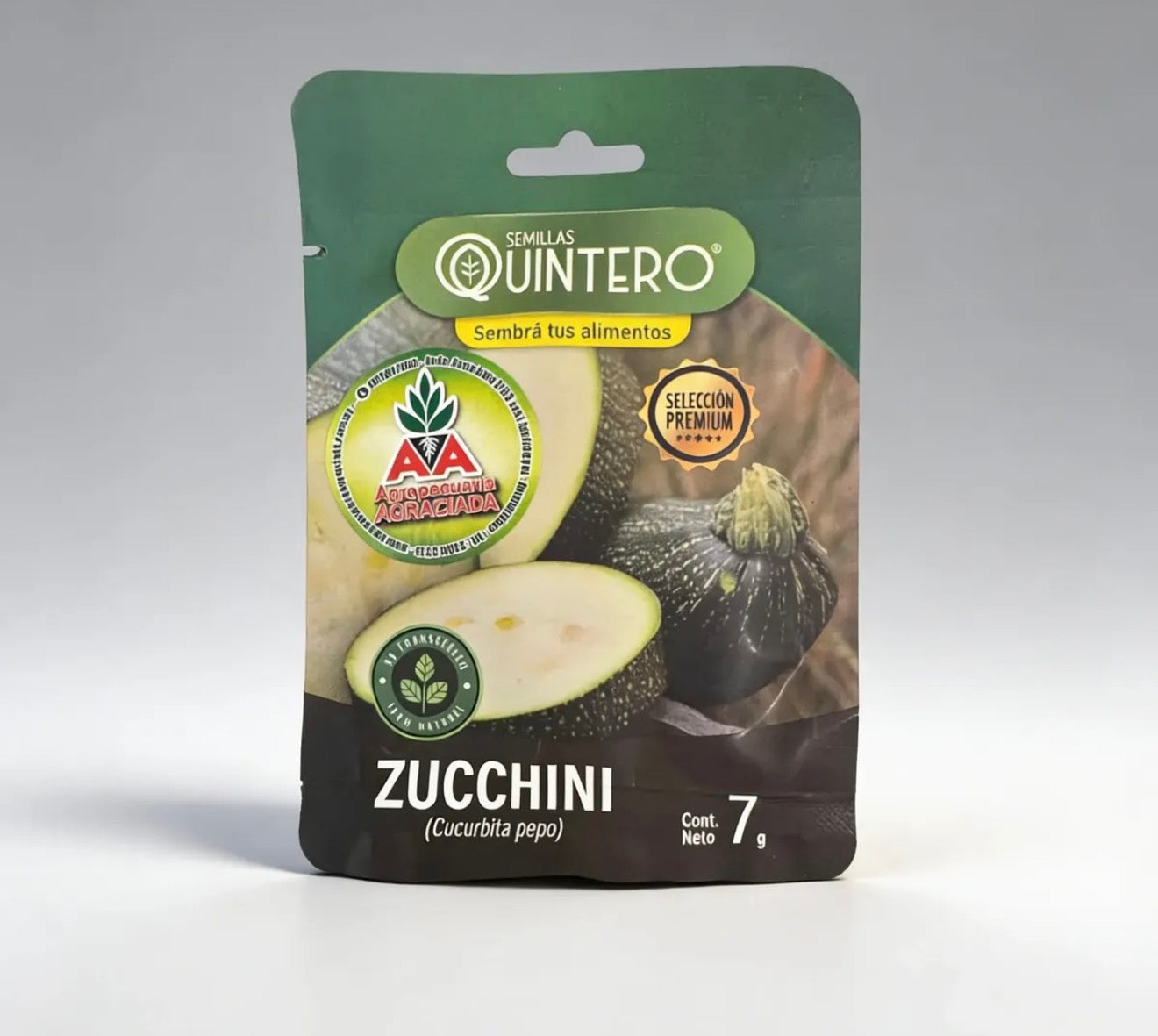 Semillas Zucchini No Transgénica 100% Natural Orgánica Agroa