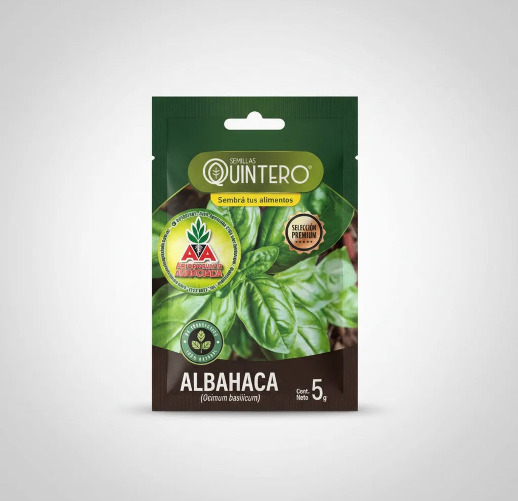 Semillas De Albahaca Para Cultivo (5g) Agro A
