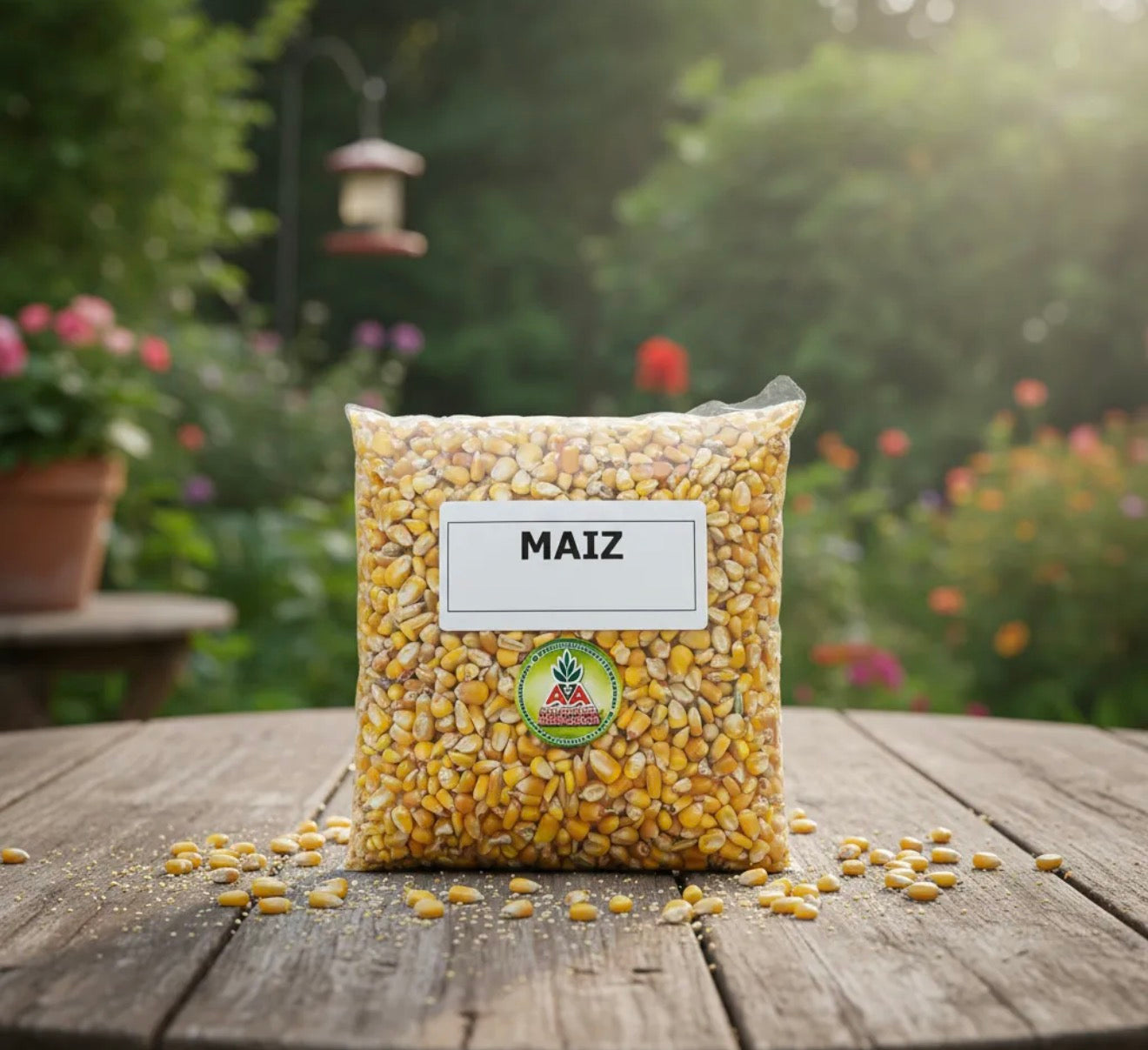Maiz Entero Granos Para Aves X 1 Kg Agro A
