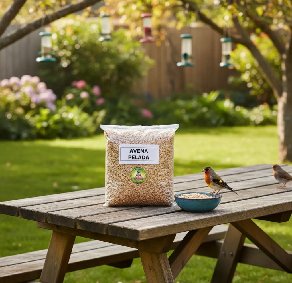 Avena Pelada Para Aves X 1 Kg Agro A