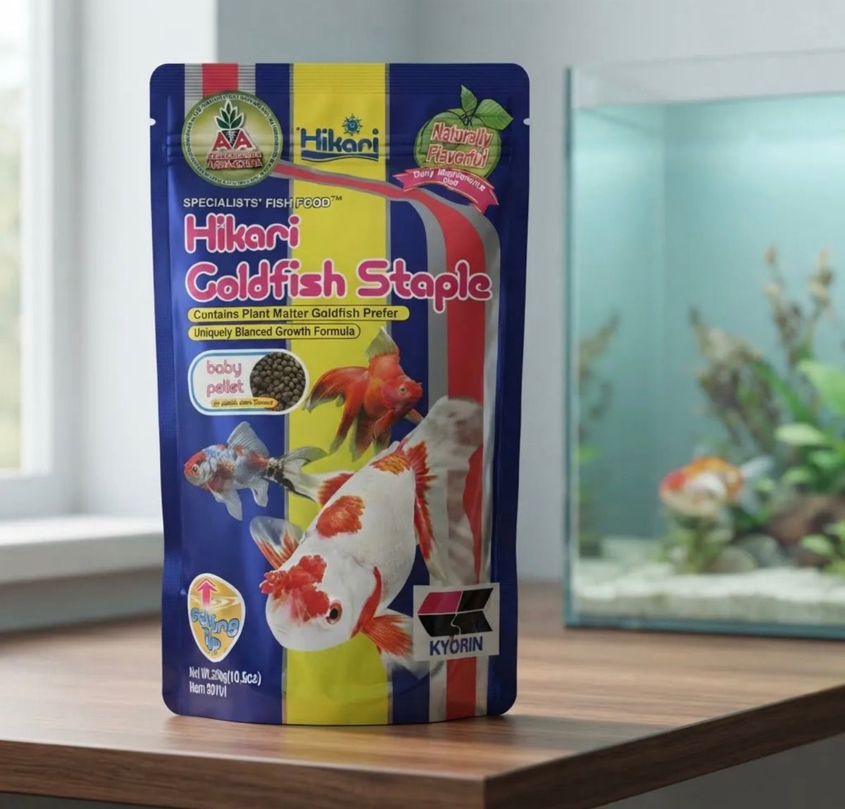 Hikari Goldfish Staple Mini Pellet 300g Alimento Premium Aa