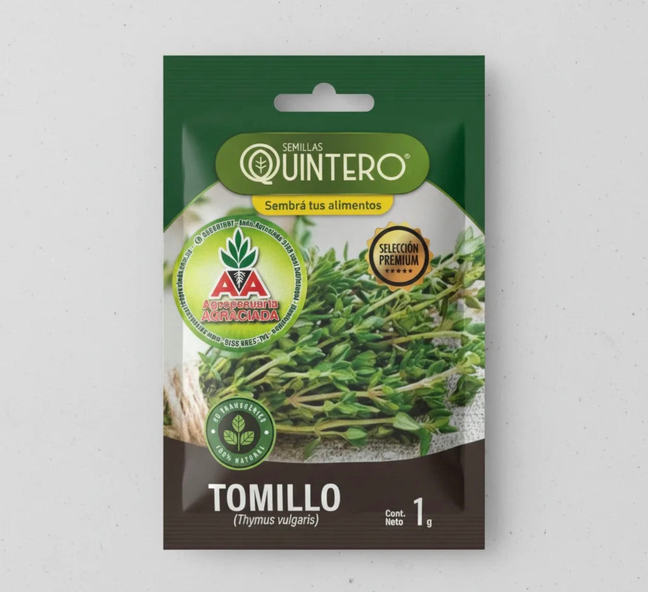 Semillas Tomillo No Transgénica 100% Natural Orgánica Agro A