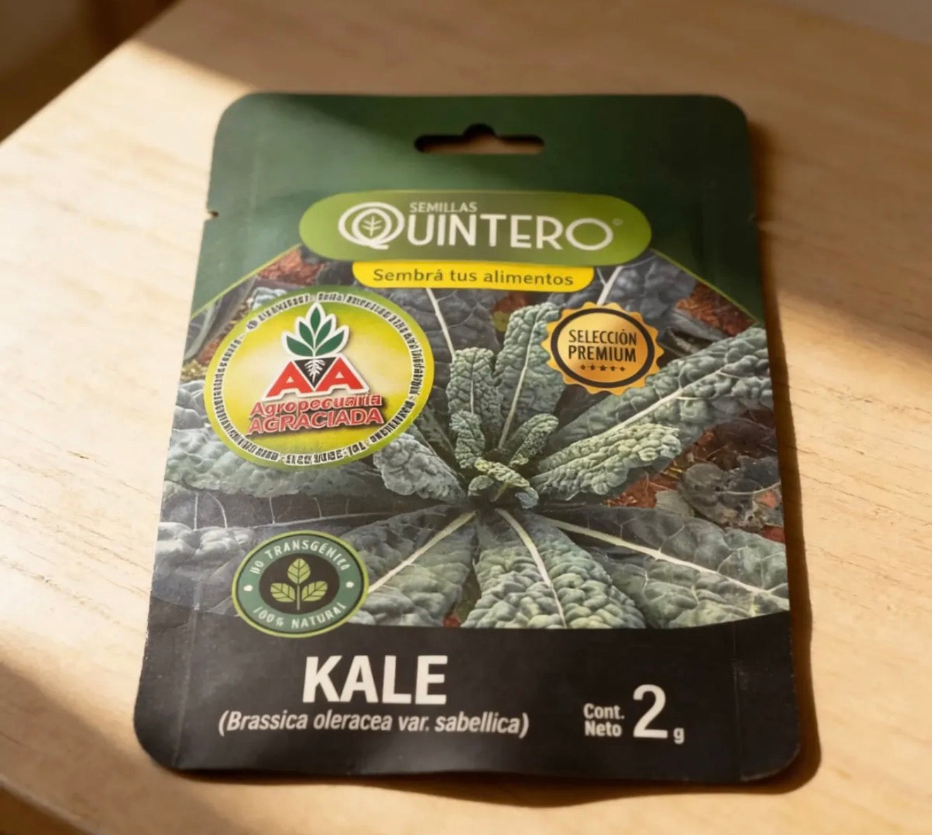Semillas Kale No Transgénica 100% Natural Orgánica Agro A