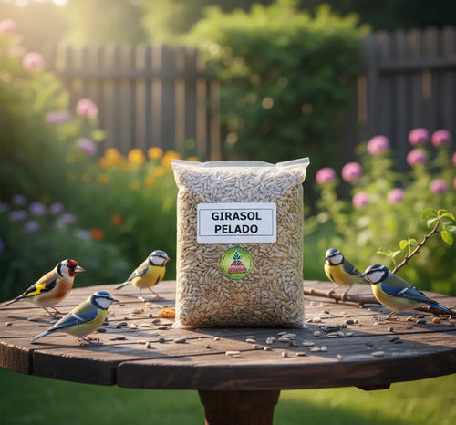 Girasol Pelado Para Aves X 1 Kg Agro A