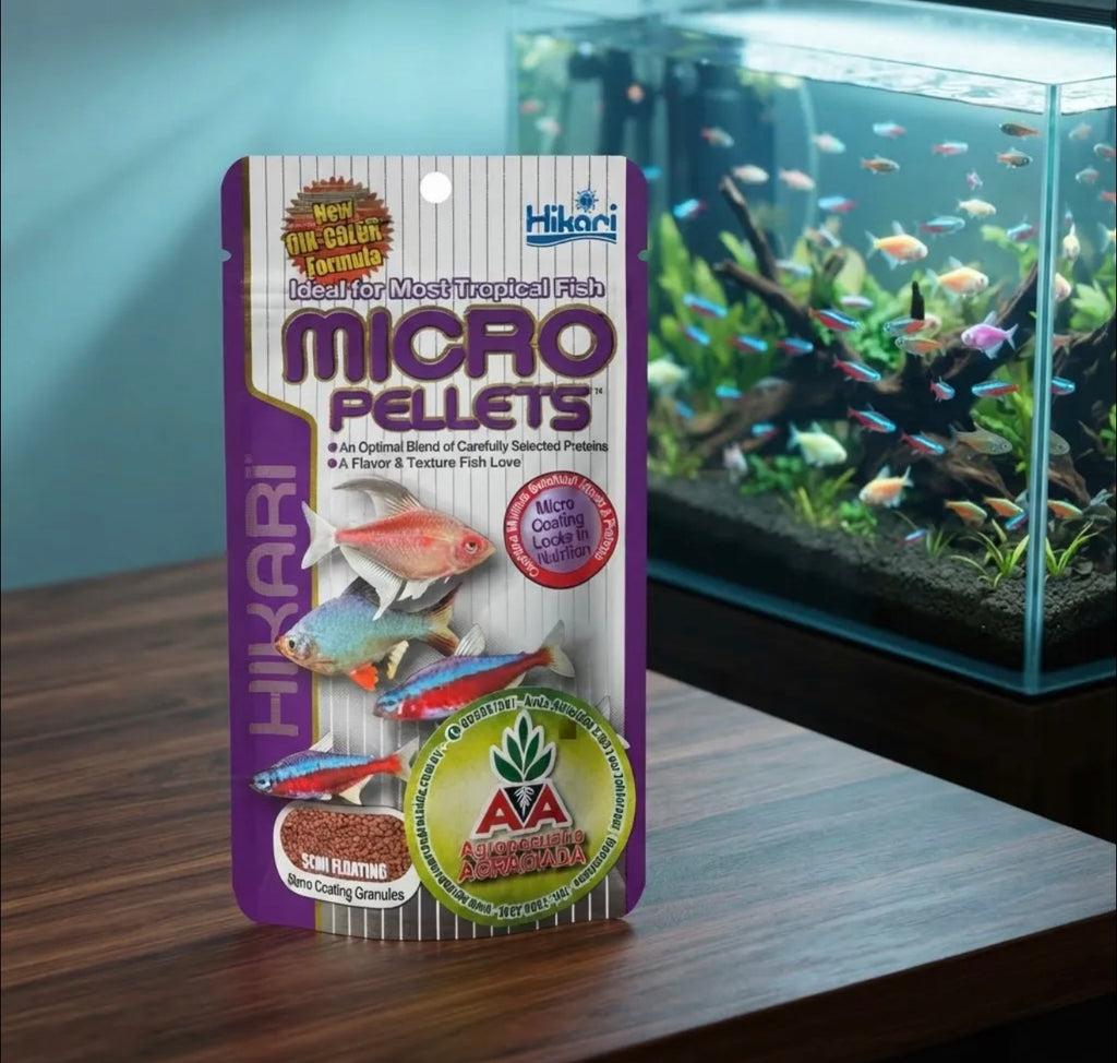 Hikari Micro Pellets 22g Para Peces Tropicales Pequeños Aa