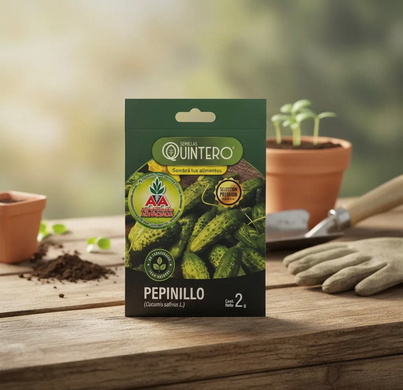 Semillas Pepinillo No Transgénica 100% Natural Orgánica