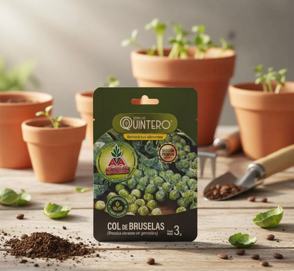 Semillas De Col De Bruselas Para Cultivo (3g) Agro A
