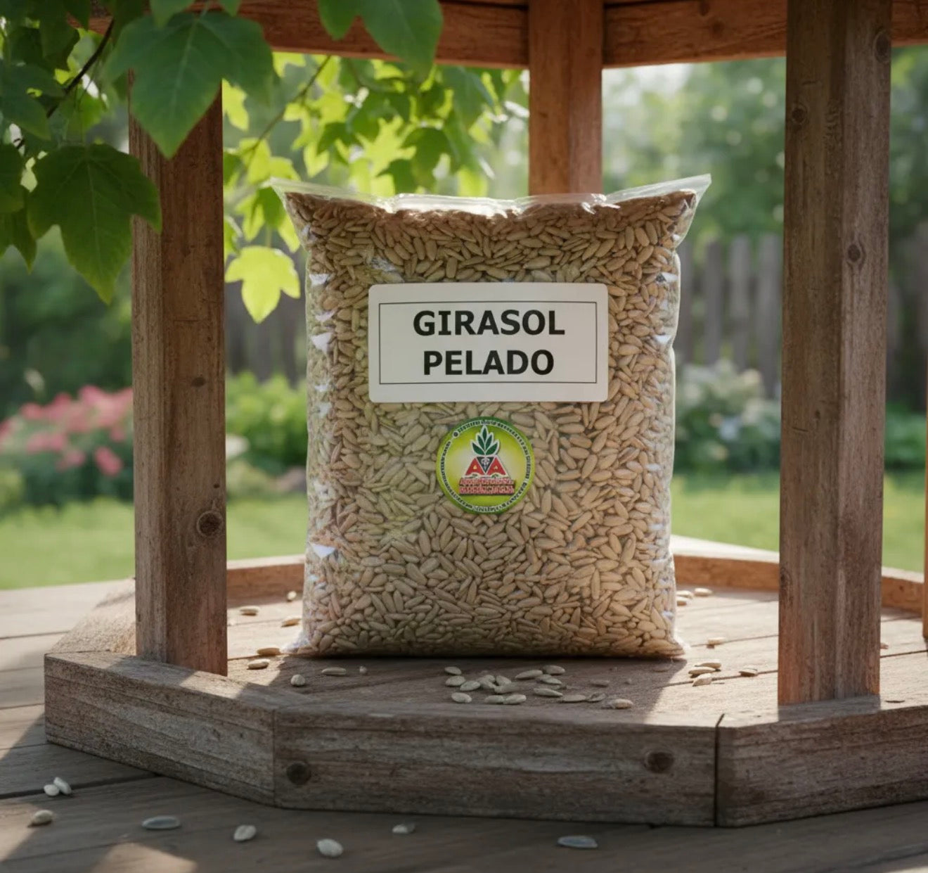 Girasol Pelado Para Aves X 1 Kg Agro A