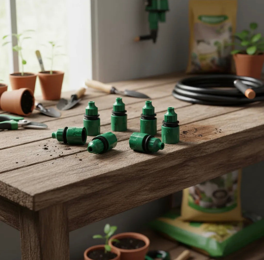 Acople Rápido  Para Kit De Riego Con Reducción A 10 Mm