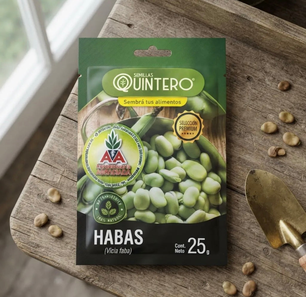 Semillas De Habas No Transgénica 100% Natural Orgánica Agroa
