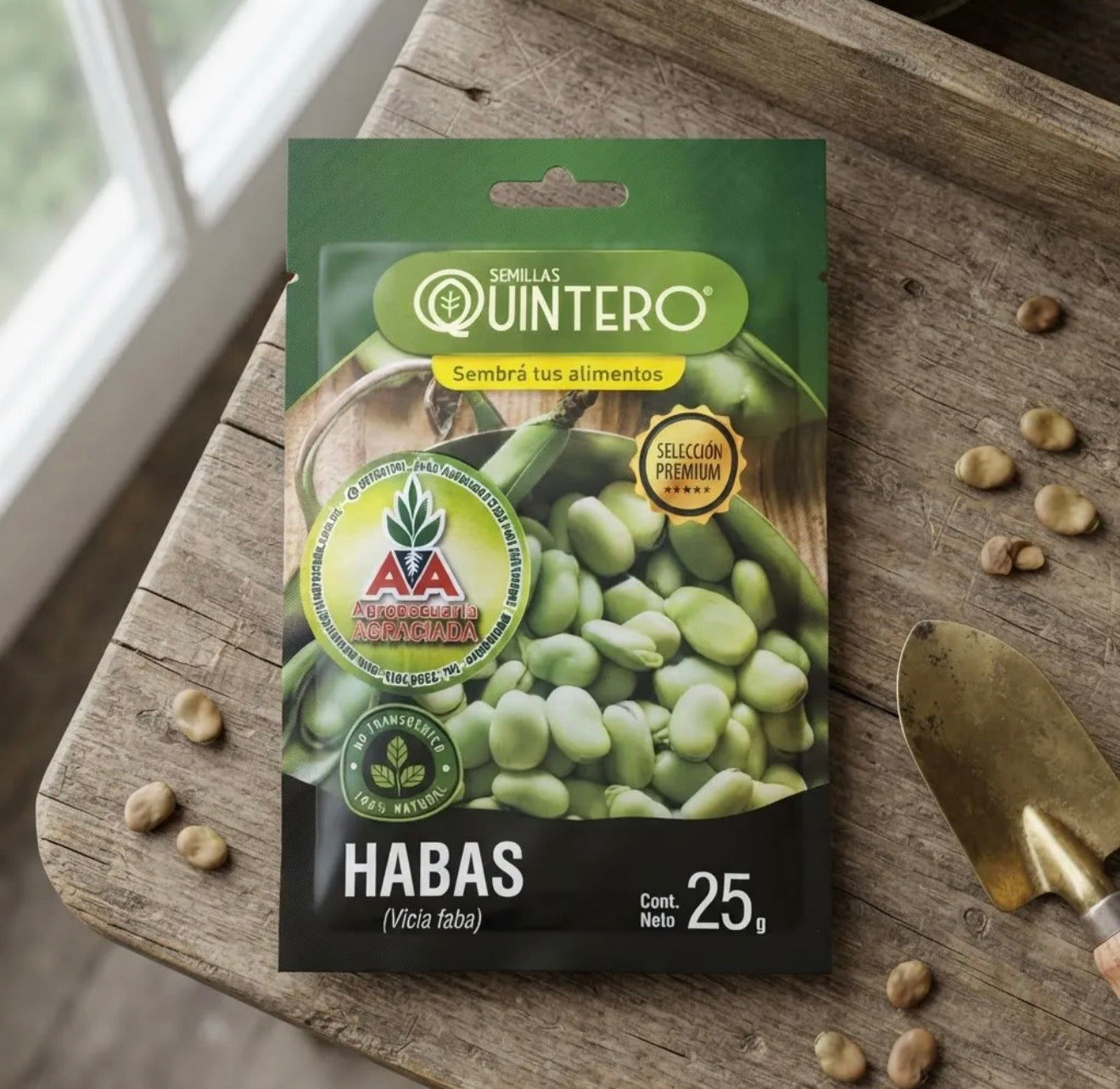 Semillas De Habas No Transgénica 100% Natural Orgánica Agroa