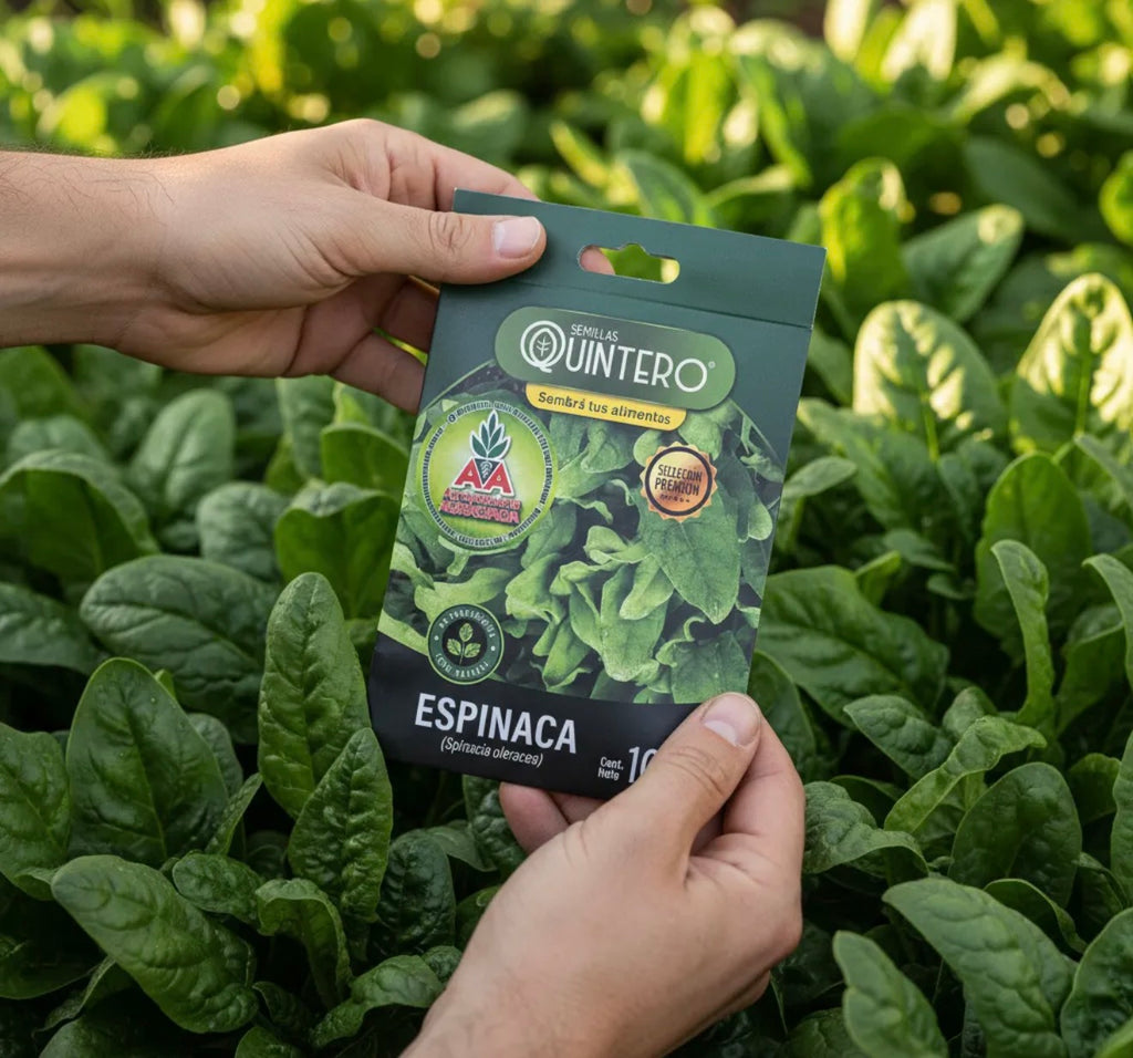 Semillas Espinaca No Transgénica 100% Natural Orgánica Agroa