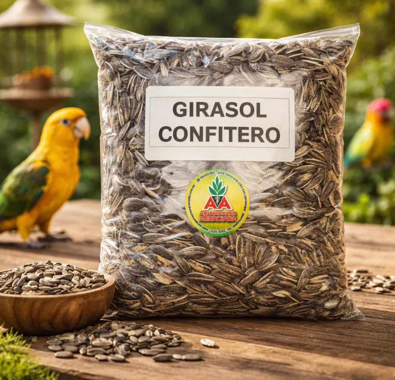 Girasol Confitero Para Aves X 1 Kg Agro A