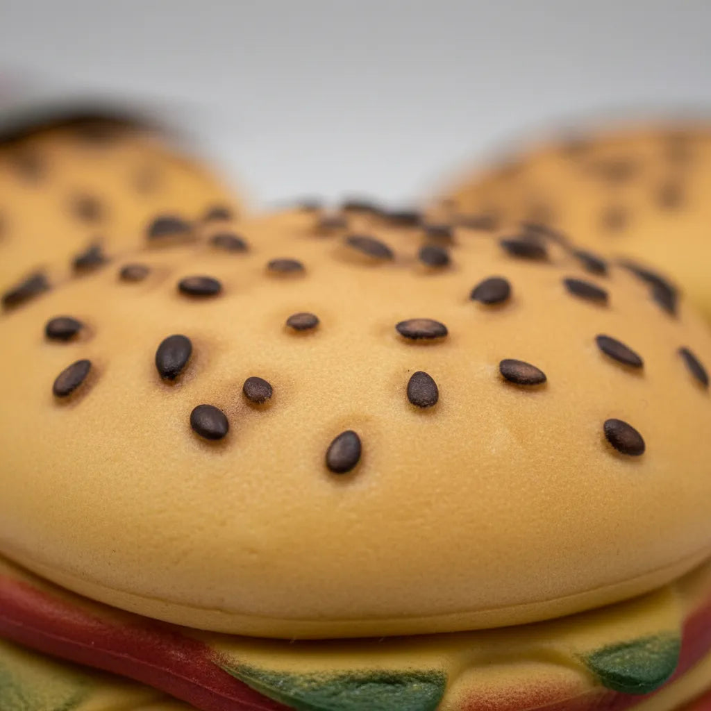 Juguete Para Perros Hamburguesa En Goma Con Sonido