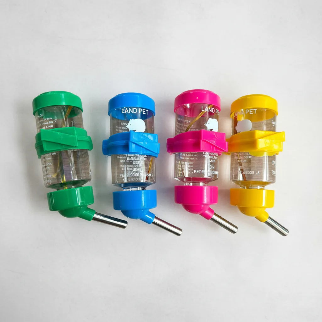 Bebedero Para Hámster 60 Ml Con Soporte Para Jaula