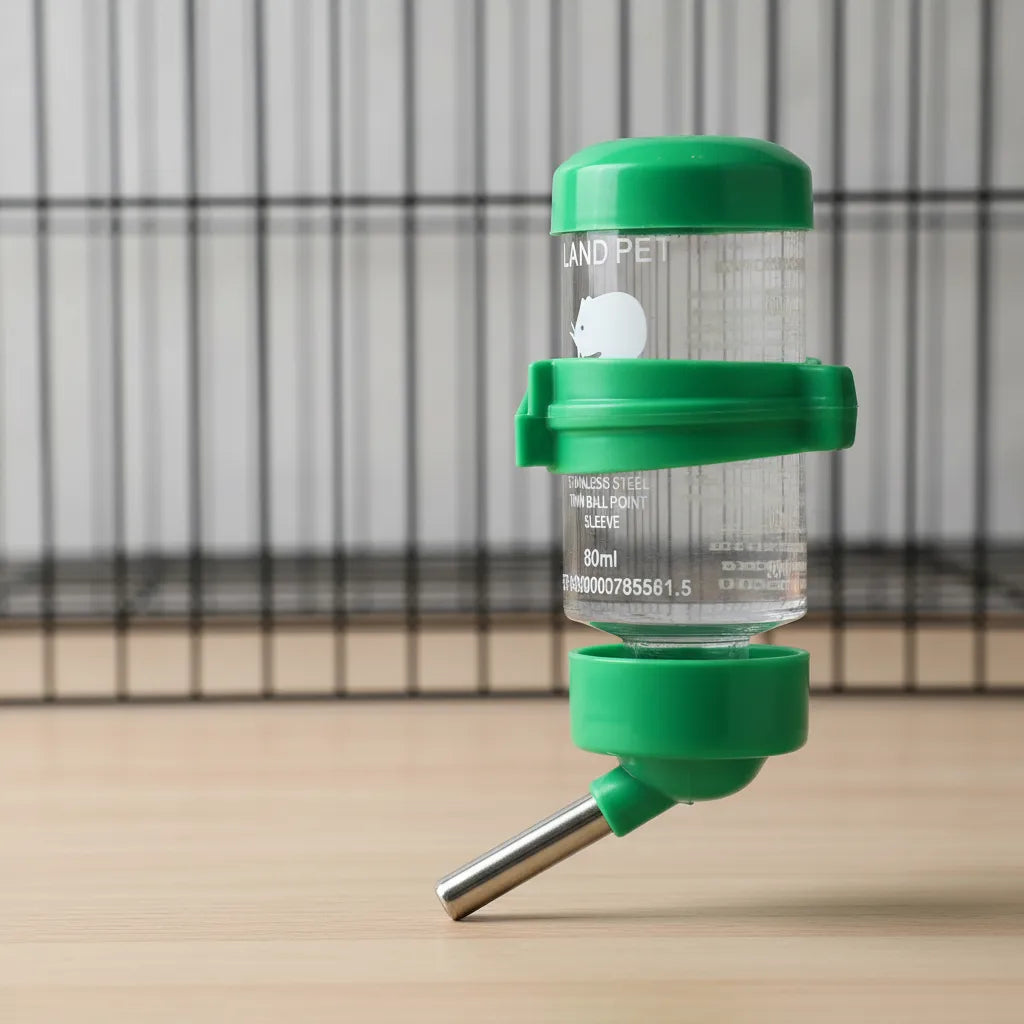 Bebedero Para Hámster 60 Ml Con Soporte Para Jaula
