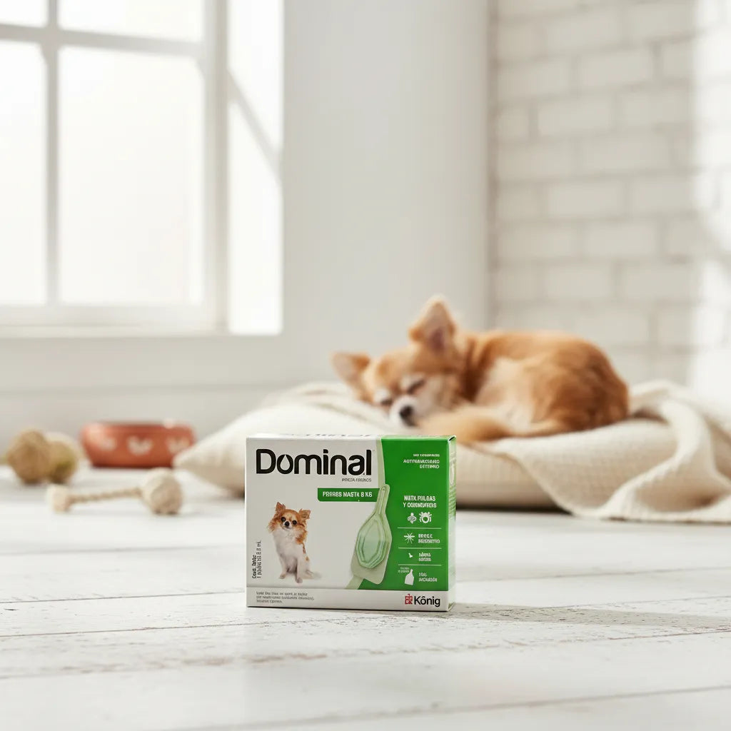 Pipeta Dominal Spot-on Hasta 5kg Para Perros Violeta